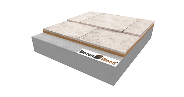 Isolamento attivo per pavimento in fibra di legno e cementolegno con lastra BetonWood