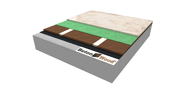 Isolamento attivo per pavimento in fibra di legno FiberTherm Floor, Underfloor e cementolegno BetonWood